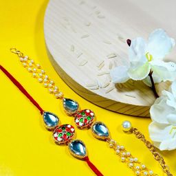 JN HANDICRAFT Pink Rakhi-image-61