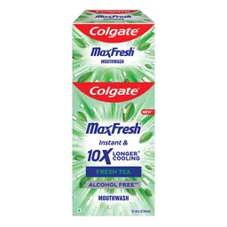 Colgate Maxfresh Antibacterial Fresh Tea Mouthwash - 144ml-58