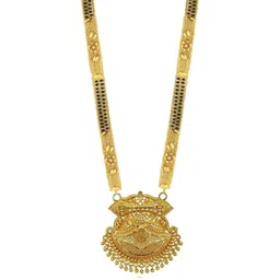 Anouk Gold-Plated Artificial Stones and Beads Mangalsutra-image-37