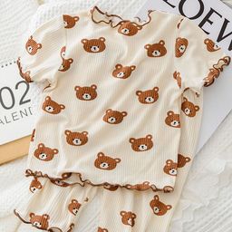 FOREVER FRIDAY Girls Animal Printed Top with Trousers-image-80