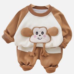 Little Surprise Box LLP Kids Printed T-shirt with Trousers-image-5