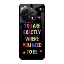 QRIOH Typography Printed OnePlus 11 5G Back Case Mobile Accessories-11