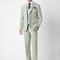 Van Heusen Slim Fit Formal Three Piece Suits-image-58
