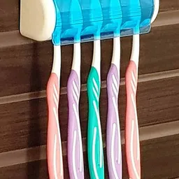 Deco Home Multicoloured Solid Toothh Brush Holder-32
