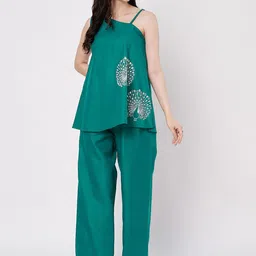9rasa Printed One Shoulder Top With Trousers Co-Ords-picture-14
