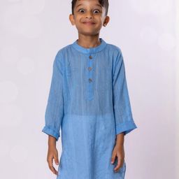Tura Turi Boys Blue Kurta Sets-image-51