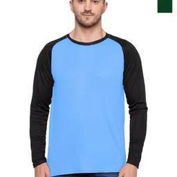 TQH Men Pack of 2 Dri-FIT Colourblocked Round Neck Slim Fit T-shirts-picture-44