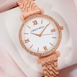 JOKER & WITCH Women Dial & Stainless Steel Bracelet Style Straps Analogue Watch AMWW923-20