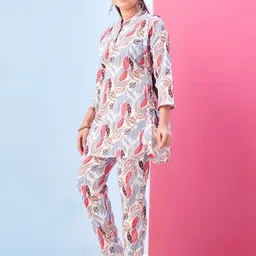 Aarika Printed Tunic with Trousers image 5
