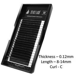 STACY LASH 20-Rows Individual False Eyelash Extensions - Curl C image 3