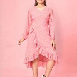 Sangria Girls Georgette Dresses-image-59