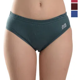 JIL X Pack Of 4 Mid-Rise Cotton Basic Briefs MY-JILX-PLAIN-IE-4PC-33