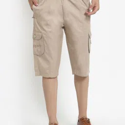 SAPPER Men Mid-Rise Loose Fit Cargo Shorts-image-56