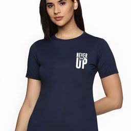 SZN Women Printed Applique T-shirt-image-80