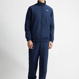Reebok Men Brand Logo Printed High Neck Tracksuit-image-49