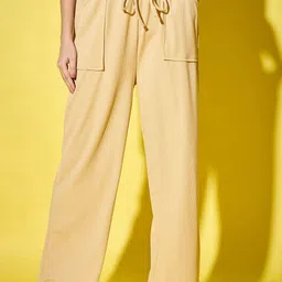 BUY NEW TREND Women Relaxed Loose Fit High-Rise Cargos Trousers-picture-26