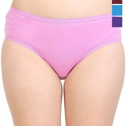 DHANDAI FASHION Pack Of 4 Cotton Mid Rise Hipster Bikini Briefs Soft Cotton Panty (SC-M-8-image-67
