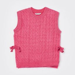 Fame Forever by Lifestyle Girls Cable Knit Sweater Vest-image-16