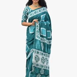 clothonus Printed Pure Cotton Saree-image-92