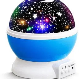 Rotating LED Star Moon Lamp Table Lamp-4