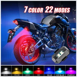 mobizac Aircraft Light with 7 Color + Flashing Modes for Drones & Helmets (Pack of 2) Shower Laser Light image 4