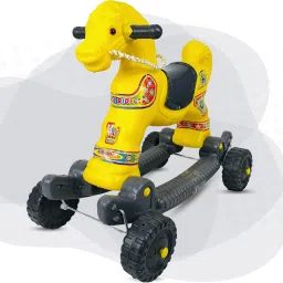 3 In 1 Rocker Cum Rider-kids Ride On Push Car Toy For Toddler Baby age 1-4 Years Rideons & Wagons Non Battery Operated Ride On-16