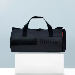 25 L Gym Duffel Bag - Men & Women Leatherite Black Duffel Sports - Black, Grey-picture-3