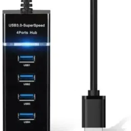 NKL Portable USB Mini HUB 4 Port SuperSpeed 3.0 Led Indication For Laptop, PC_72 USB HUB 4 PORT_UHP72 USB Hub-picture-12