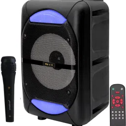 ME&U Stonepro 8 hours play time with Bluetooth Karaoke Wired Mic RGB light FM USB AUX 60 W Bluetooth Party Speaker-20