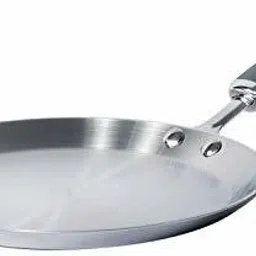 Trivantage Tri-ply Stainless Steel Flat Tawa 28 cm diameter-image-60