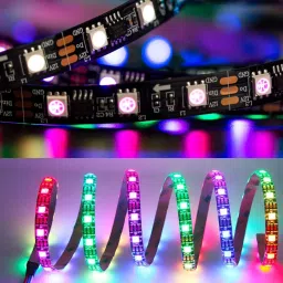 AURECIS WS2811 RGBIC Pixel LED Strip, 12VDC, Addressable Led,16 Million Colour (5 Meter) Light Strip image 5
