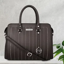 FLYING BERRY Black Solid Handheld Bag-35