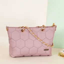 YOYOWING Textured Structured Shoulder Bag With Quilted image 1