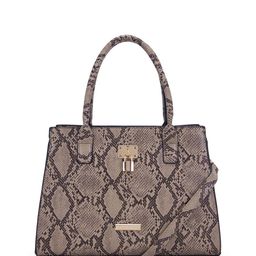 GIORDANO Grey Animal Textured Structured Handheld Bag-36