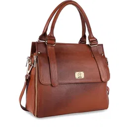 HiLEDER Pure Leather Structured Handheld Bag image 2