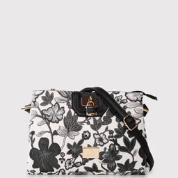 Caprese Floral Printed Structured Handheld Bag image 2
