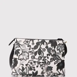 Caprese Floral Printed Structured Handheld Bag image 4