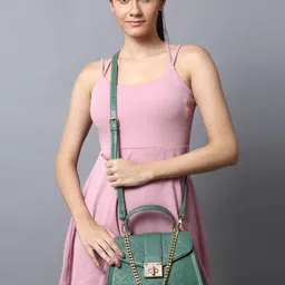 Diana Korr Textured Structured Handheld Bag image 2
