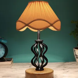 Devansh Off White Solid Table Lamps image 4