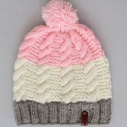 Woonie Kids Colourblocked Acrylic Beanie-21