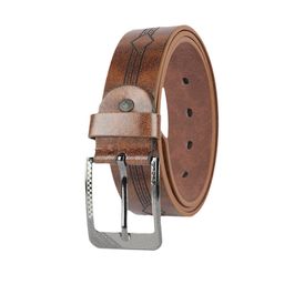 ZEVORA Men Printed Synthetic Leather Casual Belt-image-2