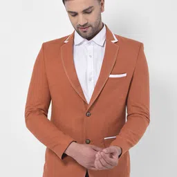 LUXURAZI Men Tailored Fit Single Breasted Formal Blazer-picture-14