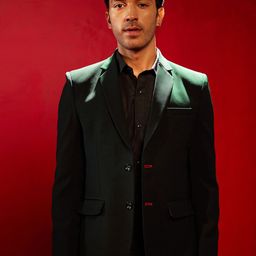 SHRESTHA BY VASTRAMAY Notched Lapel Single Breasted Slim Fit Formal Blazers-image-71