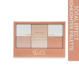 GLAM21 Infallable Total Effect 6 Shades Highlighter Palette 40g - Shade 01-image-11