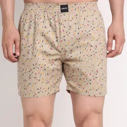 Big Fox Men Beige Printed Boxers-picture-16