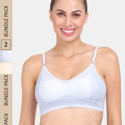 Amour Secret Pack Of 2 Removable Padded Sports Bra-image-73