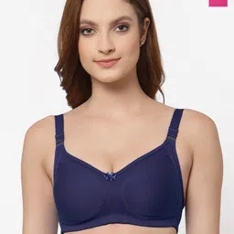 Floret Pack of 2 Magenta & Navy Blue Non Padded Bra-51