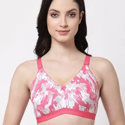SHYAM SONS FLAIR Printed Full Coverage Comfortable T-Shirt Bra - All Day Comfort-26
