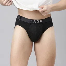 FASO Floral Printed Mid-Rise Organic Cotton Briefs FS3004-SQ-BLUEGRAPHITE-image-85