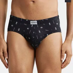 Jockey Pack Of 2 Super Combed Cotton Printed Briefs-picture-17